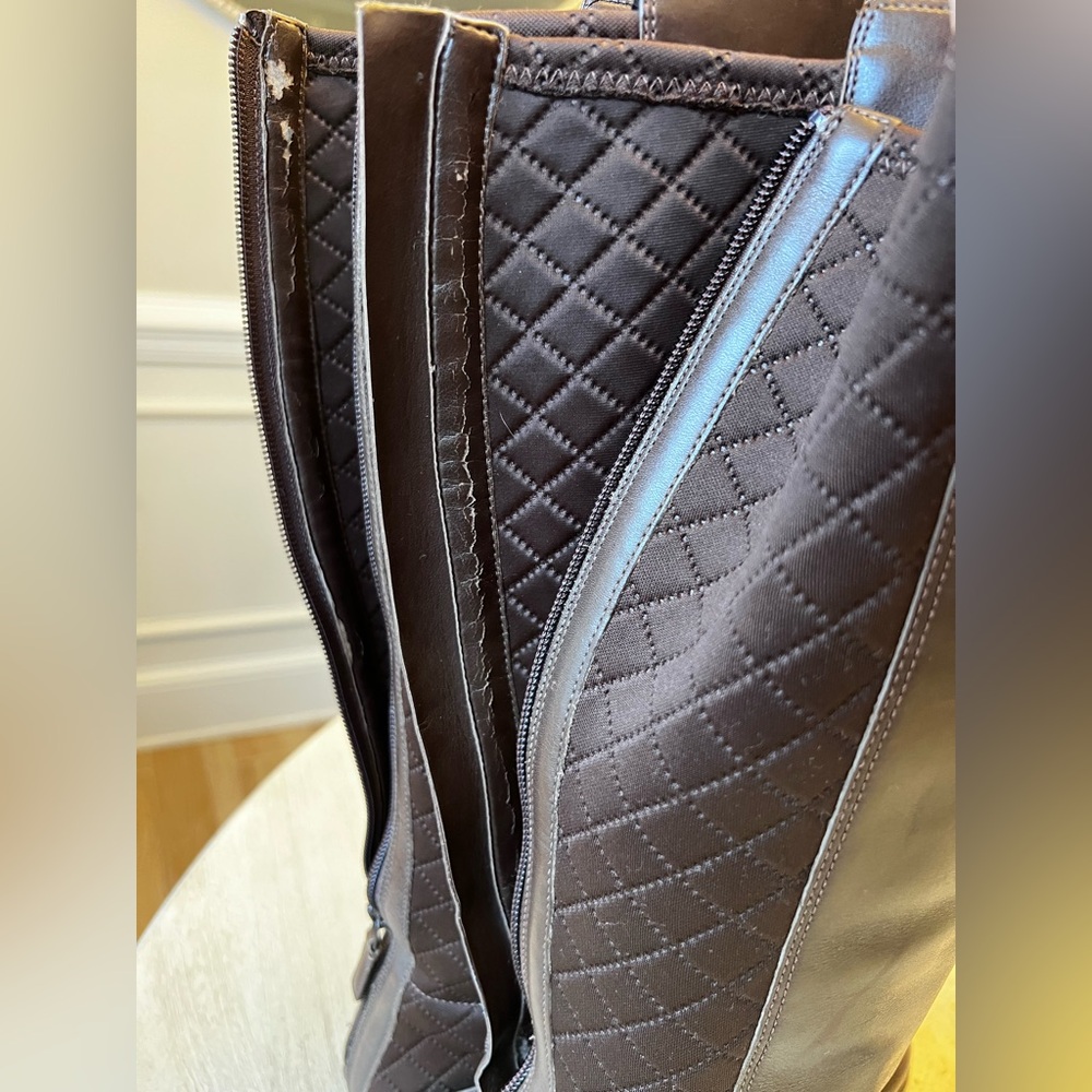 Cole Haan Imogen Knee High Quilted & Leather Riding Boots Women’s Size‎ 7 - Picture 8 of 11